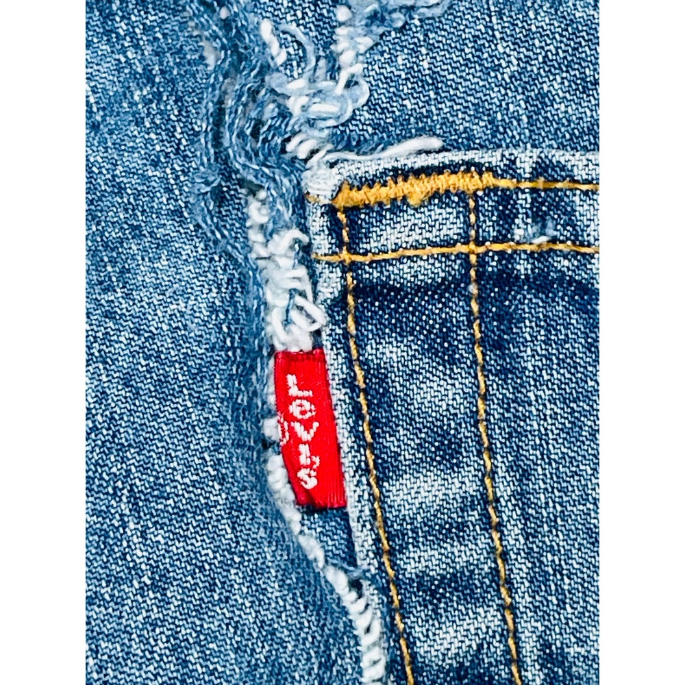 Levi's 569 Loose Straight Jeans Mens 32x30 Medium Wash Blue Y2K Baggy Denim - Picture 10 of 14